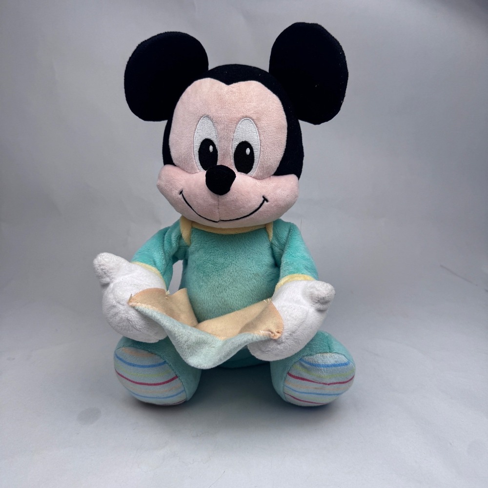 Disney Baby Mickey Mouse Peek a Boo Hide and Seek Plush Talks Works Tested
